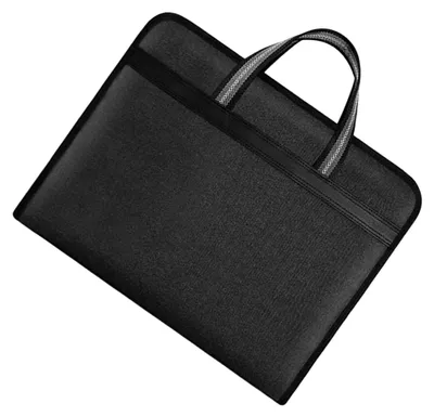 Produktbild von Dokumententasche aus Canvas mit Reißverschluss Mehrlagig und Handlich für Reisen und Formelle Anlässe Aktenorganizer Tasche zur Einfachen Kategorisierung