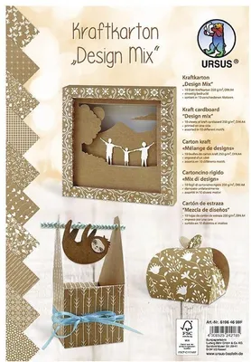 Zdjęcie produktu dla URSUS 61964699F, Papier artystyczny, 250 g/m², 10 ark.