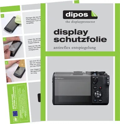 Produktbild von 6x Schutzfolie für Canon EOS M6 Mark II matt Displayschutzfolie Folie Display Schutz dipos