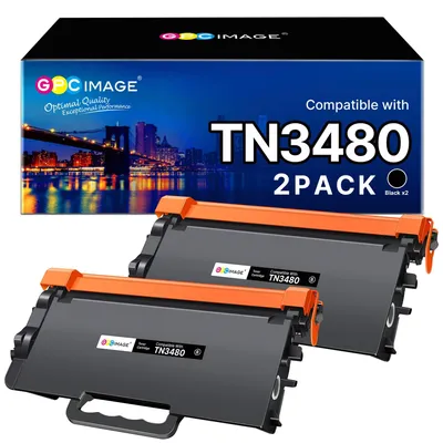 Toner TN3480 für Brother, 2er-Pack, schwarz