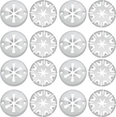 Produktbild von 50 Stück Hitzeschutzclips Metall-Sternscheiben - Unterboden-Hitzeschutzbefestigungen - Motorunterboden-Montageclips - 6715468 N90335004 N90335006 - 30 mm .