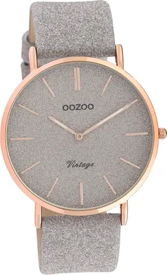 Produktbild von Oozoo Damen Armbanduhr blau Analog C20102 Vintage Edelstahlarmband D2UOC20162