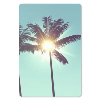 Produktbild von MuchoWow® Mauspad Mousepad Palmen - Sommer - Sonne 18x27 cm - Mousepads - Maus Mat - Pad - Mausunterlage