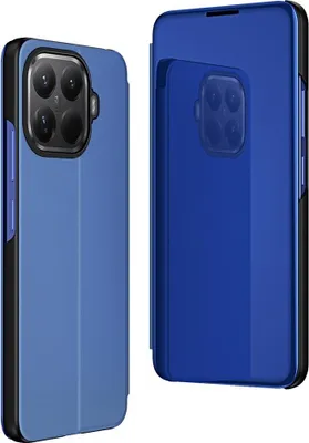 Image de Étui pour Xiaomi 15T Pro - Coque à rabat Phonesta Smart View Mirror - Bleu
