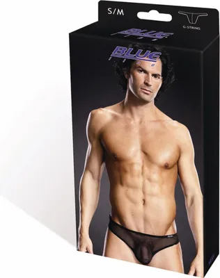 Productafbeelding van Blue Line Performance Microfiber Stringbroek, maat S/M