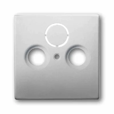 Image de Busch-Jaeger l 1743-866 Disque central Cache pour prise d'antenne radio/TV/SAT Pur inox