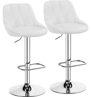 Produktbild von Yaheetech Barhocker 2er Set höhenverstellbarer Barstuhl 360° drehbarer Tresenhoc