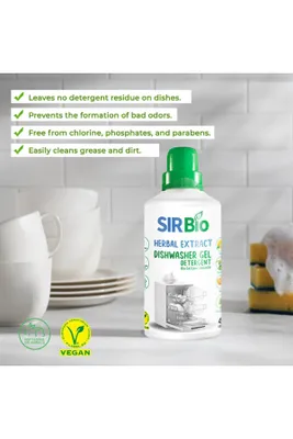 Produktbild von -Gelreiniger für Geschirrspülmaschinen Sir – 1000 ml