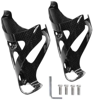 Image de Porte-bidon en carbone ultra-léger pour vélos - Lot de 2