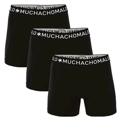 Produktbild von Muchachomalo boxershorts (3-pack), heren boxers normale lengte, zwart