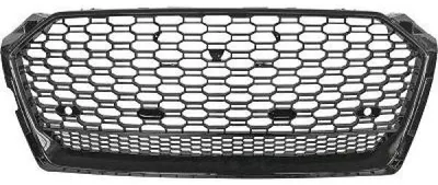Kühlergrill Waben Schwarz Glanz ohne Emblem PDC für Audi A5 S5 F5 ab 2016 – Produktansicht
