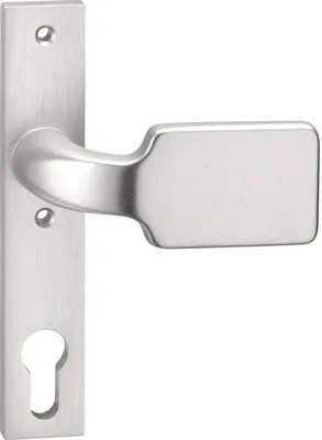Produktbild von Dieckmann Türschilder Knopfschild für Schlosskästen fest / drehbar Höhe 161mm Breite 30mm Alu F1 - 1385000001