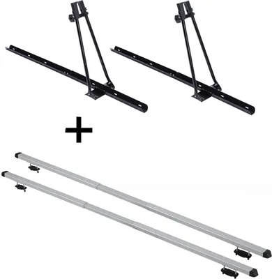Produktbild von 2x Fahrradträger ORION + Dachträger RAPID kompatibel mit für Honda Pilot III (5Türer) ab 15
