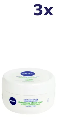 Produktbild von 3x Nivea Soft body Crème - Hydraterend met Aloë Vera 200ML