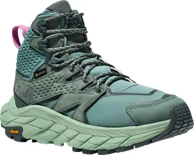 Produktbild von Hoka W ANACAPA MID GTX Damen Trekkingschuhe Outdoor Wanderschuhe wasserdicht 1119372 grün, Schuhgröße:38 EU