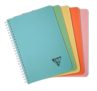 Obrázok produktu pre Špirálový zošit Clairefontaine LINICOLOR, DIN A5, 5 kusov