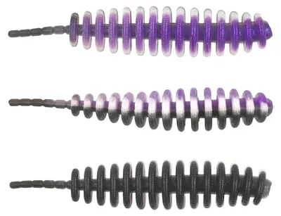 Produktbild von Spro Trout Master Worm 45 45mm Garlic Aroma UV 15 Farben : Plum Farbe: Plum
