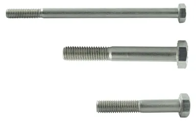 Produktbild von M6 x 90 Sechskantschrauben mit Schaft - Maschinenschrauben [100 Stück] aus Edelstahl