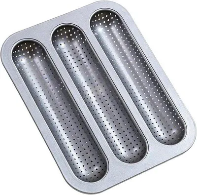 Productafbeelding van Broodvorm - Bakvorm Lang - Zelf Brood Bakken - Antiaanbaklaag - 325 cm - Zwart