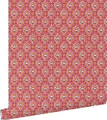 Obrázek produktu pro ESTAhome tapeta květinový vzor růžová 50 x 900 cm