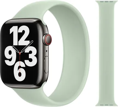 Obrázek produktu pro Originální náramek Apple Solo Loop 42/44/45mm velikost 7 Mineral Green Velmi dobrý