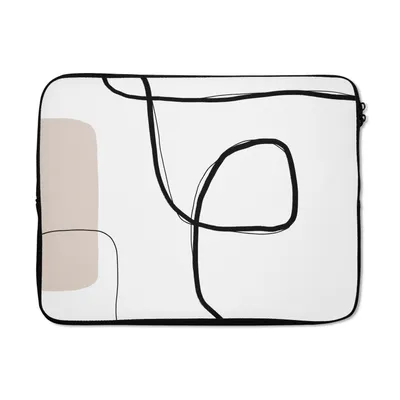 Produktbild von MuchoWow® Laptop Hülle 15 Zoll Abstrakt - Pastell - Minimalismus Laptoptasche - Laptoptasche - Sleeve - Rundum-Schutz