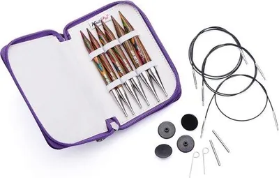 Produktbild von Verwisselbare Rundstricknadeln-Set 3-teilig mit Zubehör