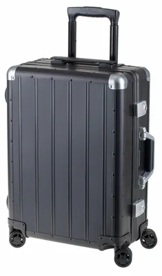 Produktbild von Alumaxx Reisetrolley Orbit - 40 x 55 x 20 cm, Aluminium, schwarz matt