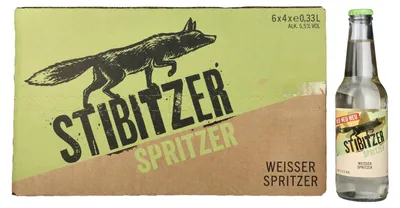 Produktbild von Stibitzer Weisser Spritzer 5,5% Vol. 6x4x0,33l
