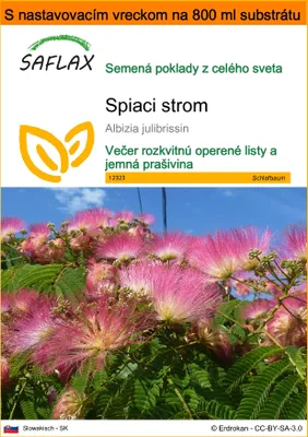 Obrázok produktu pre SAFLAX Garden in the bag - spiaci strom - Albizia julibrissin - 50 Semená - S pestovateľským substrátom v praktickom samostaviteľnom vrecku