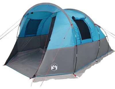 Immagine prodotto di vidaXL Tenda a tunnel 4 persone Blu Impermeabile