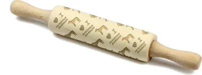 Produktbild von Rhodesian Ridgeback - kleiner Nudelholz mit Hund, Teigrolle mit Mustern, Gadget für Keramiker der Marke Art-Dog