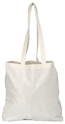 Produktbild von Pack of 1/3/5/10/25/50/100 Plain Natural Baumwolle Shopping Tote Bags Eco Friendly