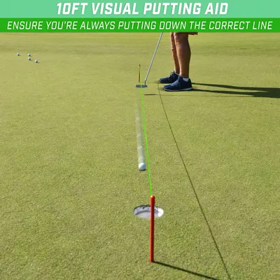 Productafbeelding van Strijkgids, 3 meter lang, hulpmiddel voor het richten van de golfswing tijdens het oefenen
