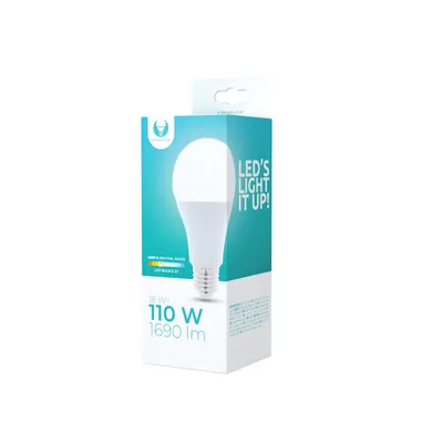 Zdjęcie produktu dla 3x Lampa LED E27 A65 18W żarówka 4500K neutralna biel 1690 lumenów lampa zastępuje 110W żarówkę energooszczędną 230V
