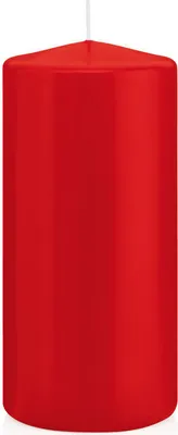 Produktbild von Stumpenkerzen Rot 150 x Ø 68 mm, 12 Stück, russarm, tropffrei, hochwertiger Docht