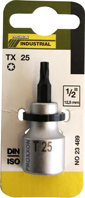 Obrázek produktu pro Nástrčná hlavice TX 25 - 1/2" PROXXON - 55 mm