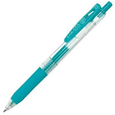 Produktbild von Gelstift "Sarasa Clip", türkis, 0,33 mm, Druckmechanik, ZEBRA 45132