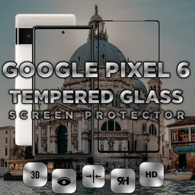 Produktbild von Google Pixel 6 – gehärtetes Glas 9H – 3D-Displayschutz in Superqualität