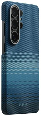Produktbild von Ultra-Slim-Gehäuse PITAKA aus Aramidfaser, Moonrise, MagSafe-kompatibel für Samsung Galaxy S26 Ultra