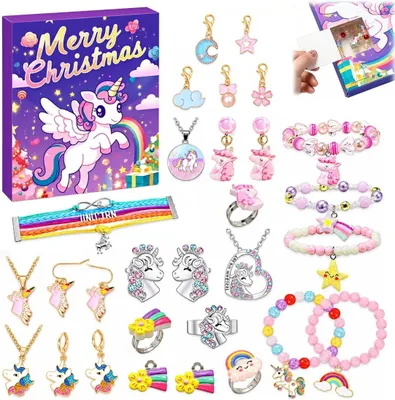Imagen del producto de Calendario de adviento para niñas: un regalo de Navidad con 24 sorpresas