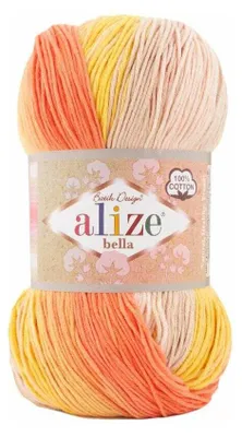 Produktbild von Alize Bella Batik 100 7687 Strickgarn