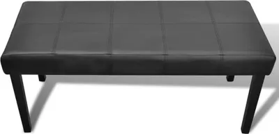 Produktbild von vidaXL Lavice Black Vysoce kvalitní Imitace kůže