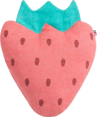 Produktbild von Kissen mit Füllung Erdbeere Farbe Rot 40x35cm von David Fussenegger