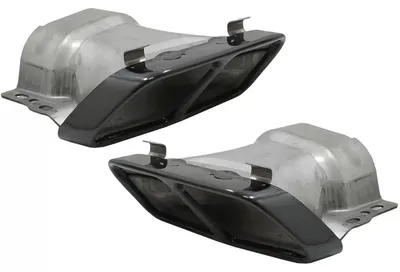 Produktbild von Auspuffspitzen Endrohe Blenden für Mercedes W176 CLA W117 C117 A45 CLA45 Optik.