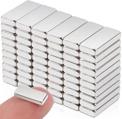 Produktbild von Starke Neodym-Magnete 12x5x2mm, 60 Stück, für Magnetboard, Küche, Büro