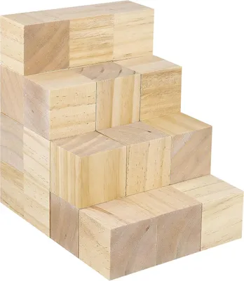 Produktbild von Holzwürfel, 30 Stück, 50 x 50 x 50 mm, zum Bemalen und Basteln
