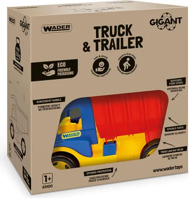 Image de GIGANT TRUCK Benne avec remorque