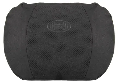 Produktbild von HEYNER® Kissen Kopfstützenkissen Schwarz - Ergonomisch und Super Soft I Auto - weich abnehmbar Autokissen Nackenkissen Reisekissen