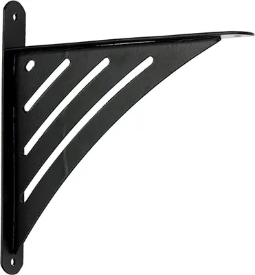 Produktbild von Regalhalter 200x190 mm Regalträger Regalwinkel Wandkonsole Retro schwarz